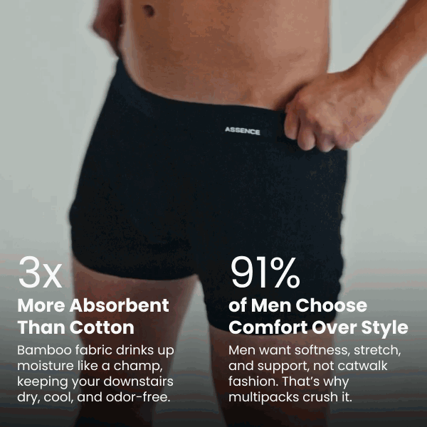 ASSENCE™ 8 PACK DUAL POUCH BOXERS