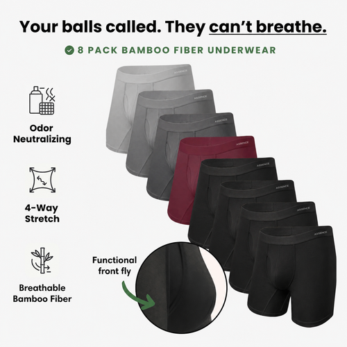 ASSENCE™ 8 PACK DUAL POUCH BOXERS